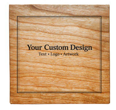 Coasters-Handmade from Cherry (Set of 4)