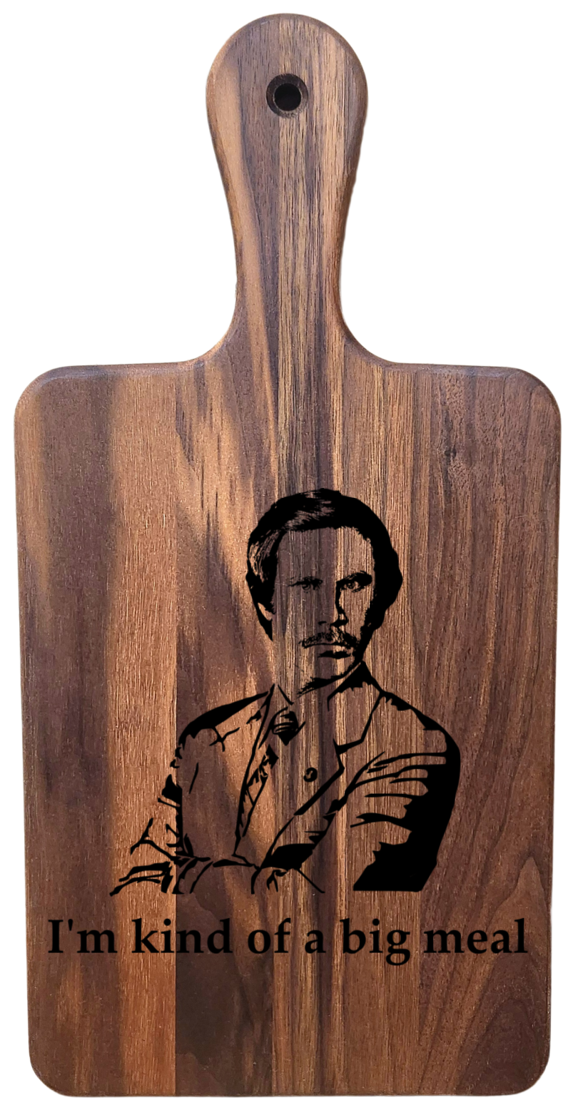 Small Walnut Paddle Board – 16” × 8”