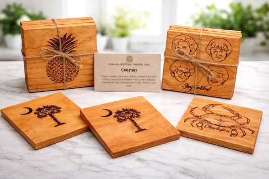 Coasters-Handmade from Cherry (Set of 4)