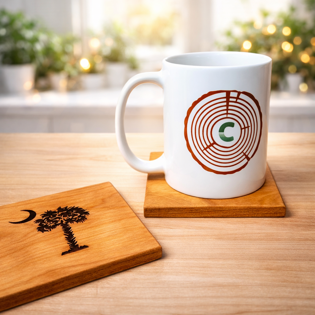 Coasters-Handmade from Cherry (Set of 4)