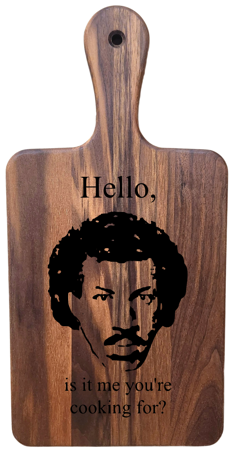 Small Walnut Paddle Board – 16” × 8”