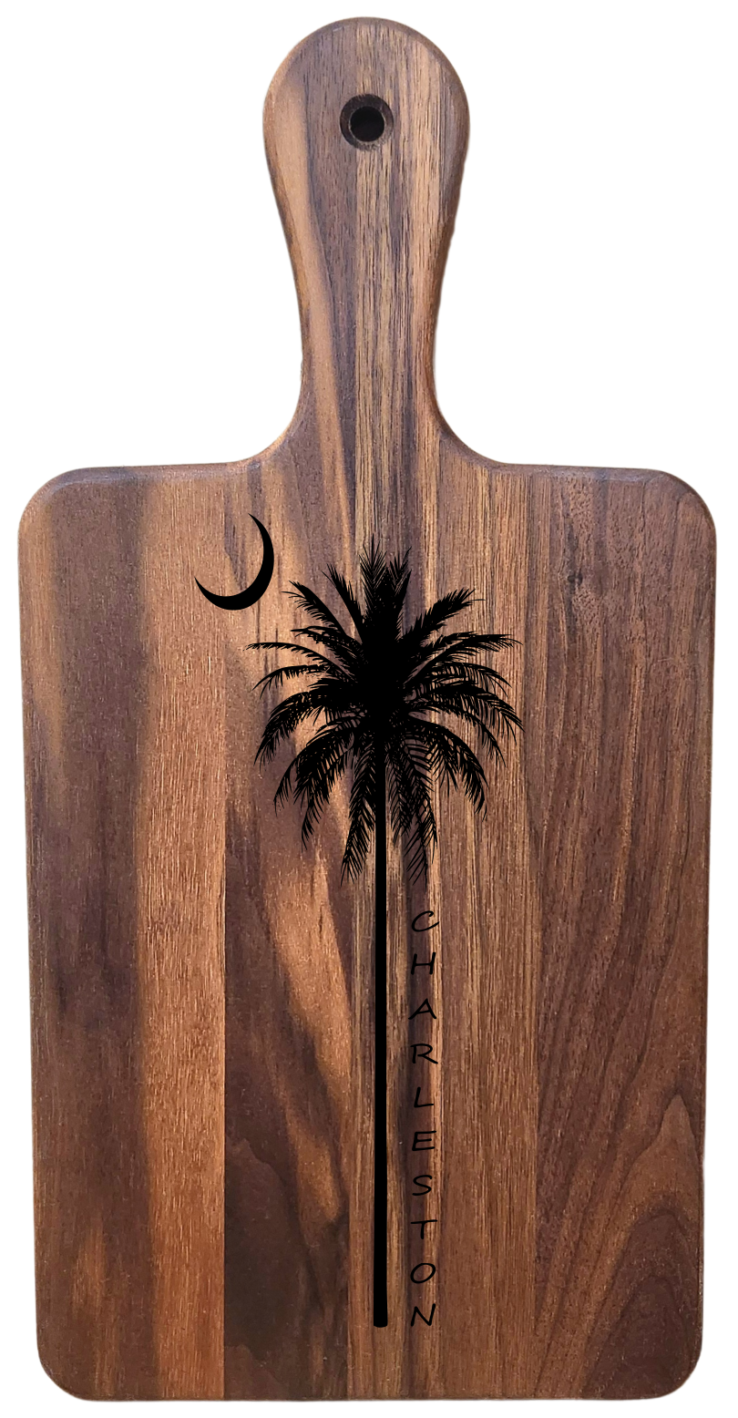 Small Walnut Paddle Board – 16” × 8”