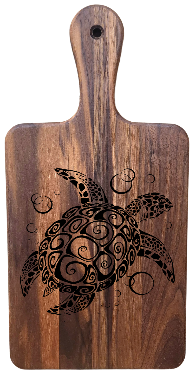 Small Walnut Paddle Board – 16” × 8”