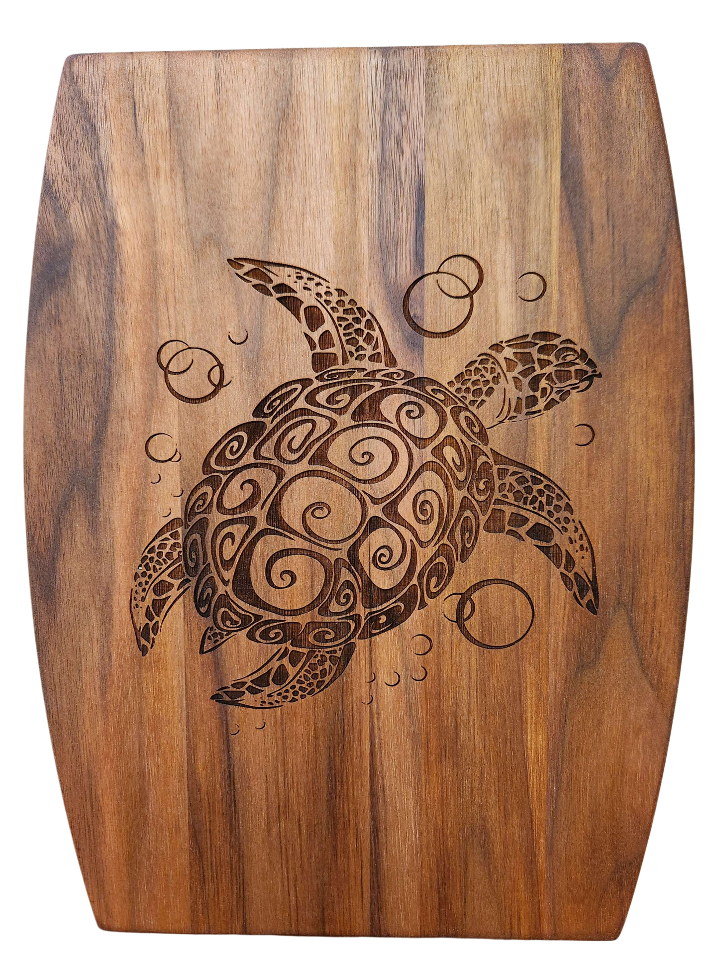 Arched Walnut Board – 9” × 12”