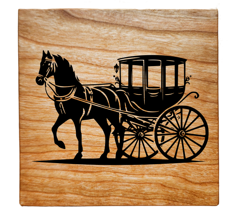 Coasters-Handmade from Cherry (Set of 4)