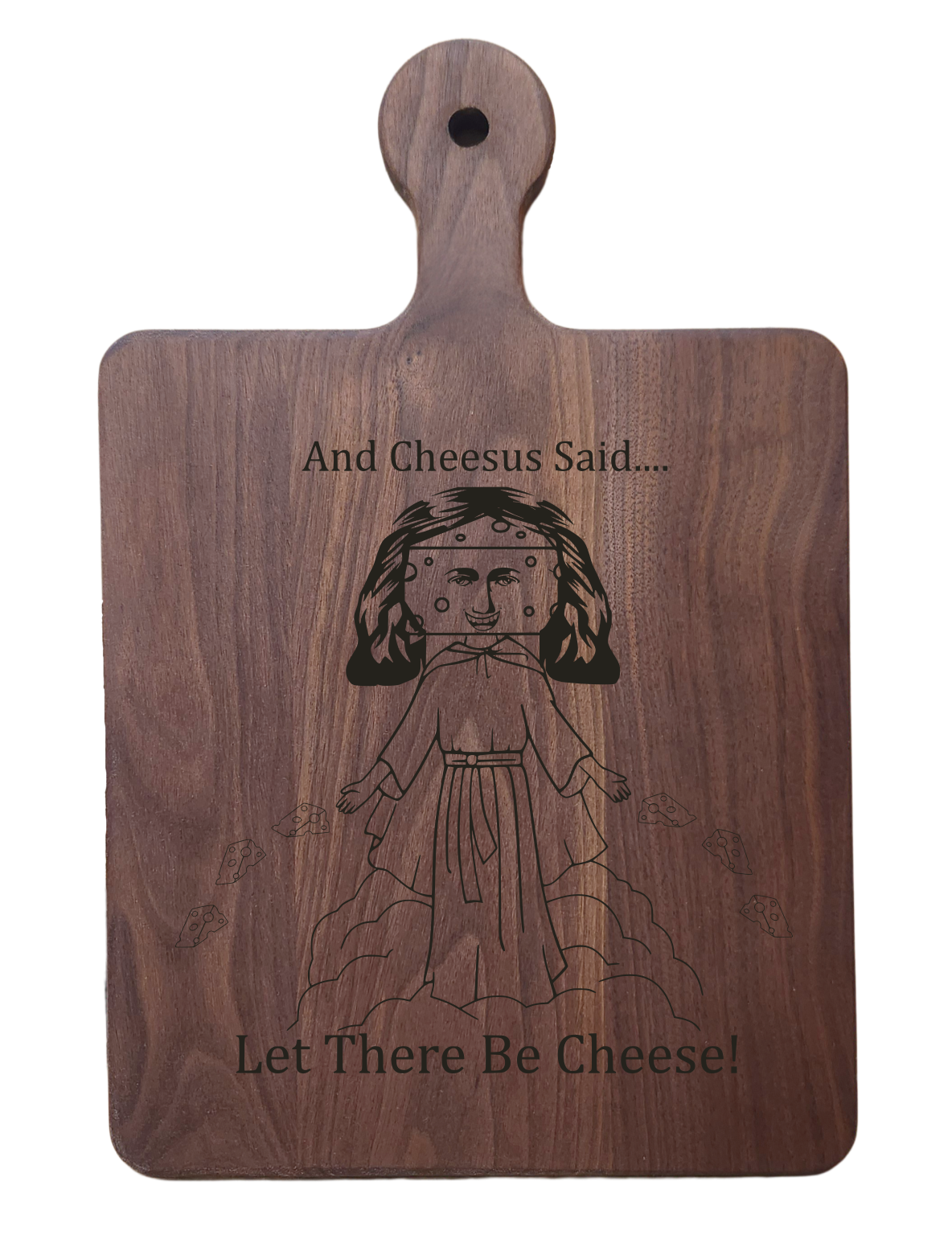 Walnut Paddle Board – 16” × 10.5”