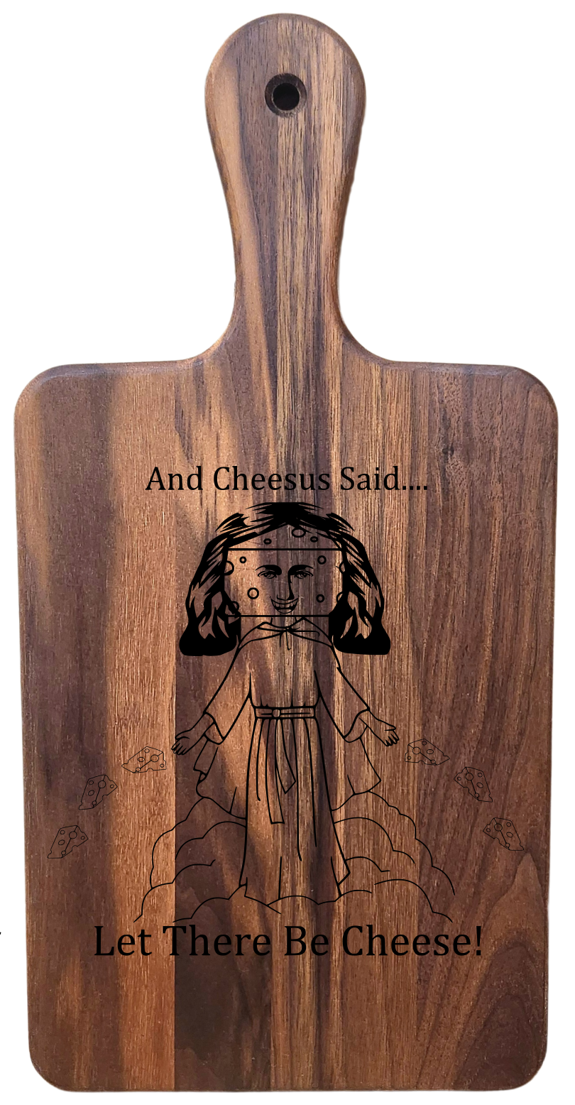 Small Walnut Paddle Board – 16” × 8”