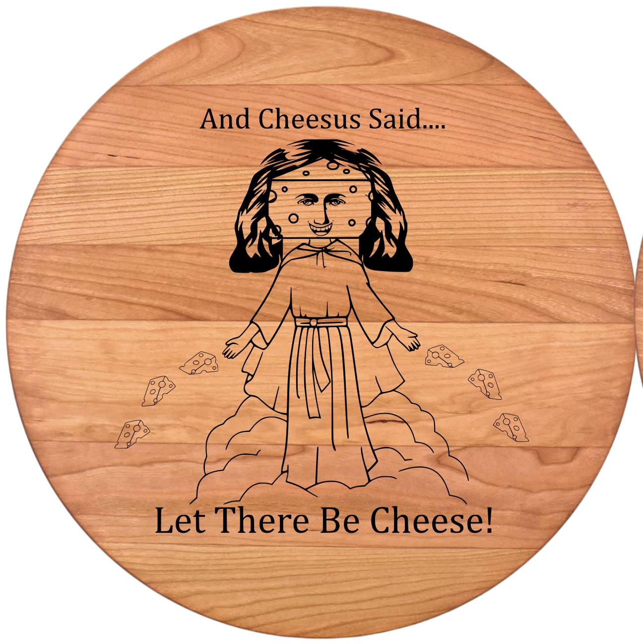 Round Cherry Board – 13½”