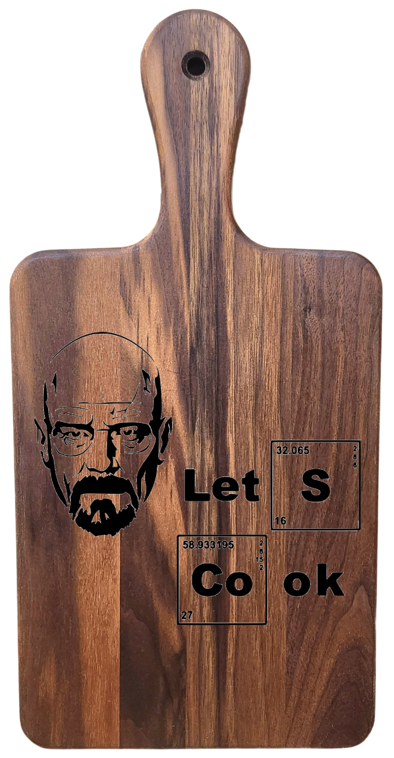 Small Walnut Paddle Board – 16” × 8”