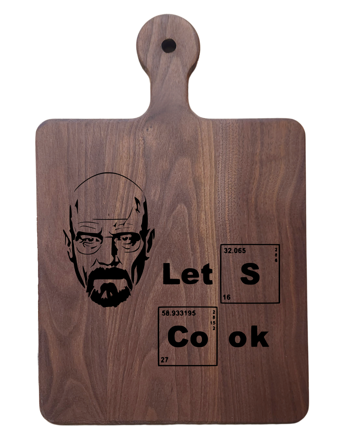 Walnut Paddle Board – 16” × 10.5”
