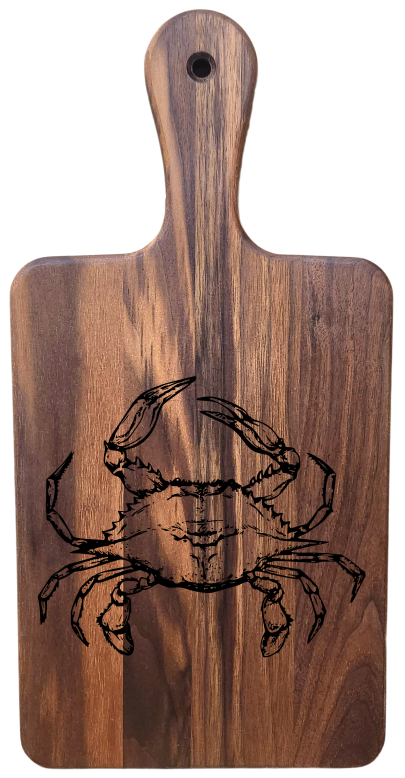 Small Walnut Paddle Board – 16” × 8”