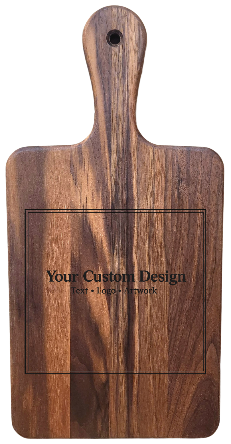 Small Walnut Paddle Board – 16” × 8”