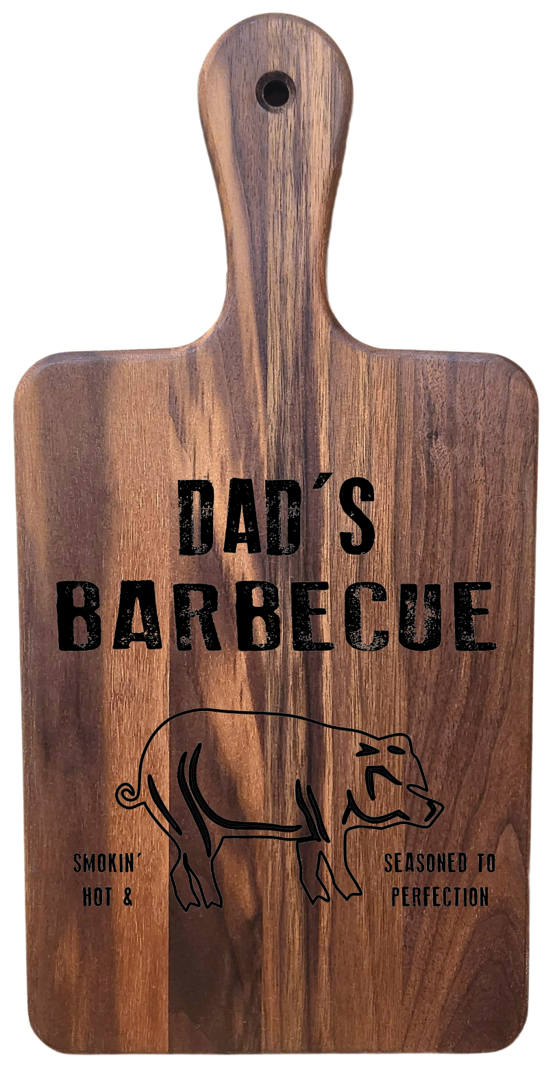 Small Walnut Paddle Board – 16” × 8”