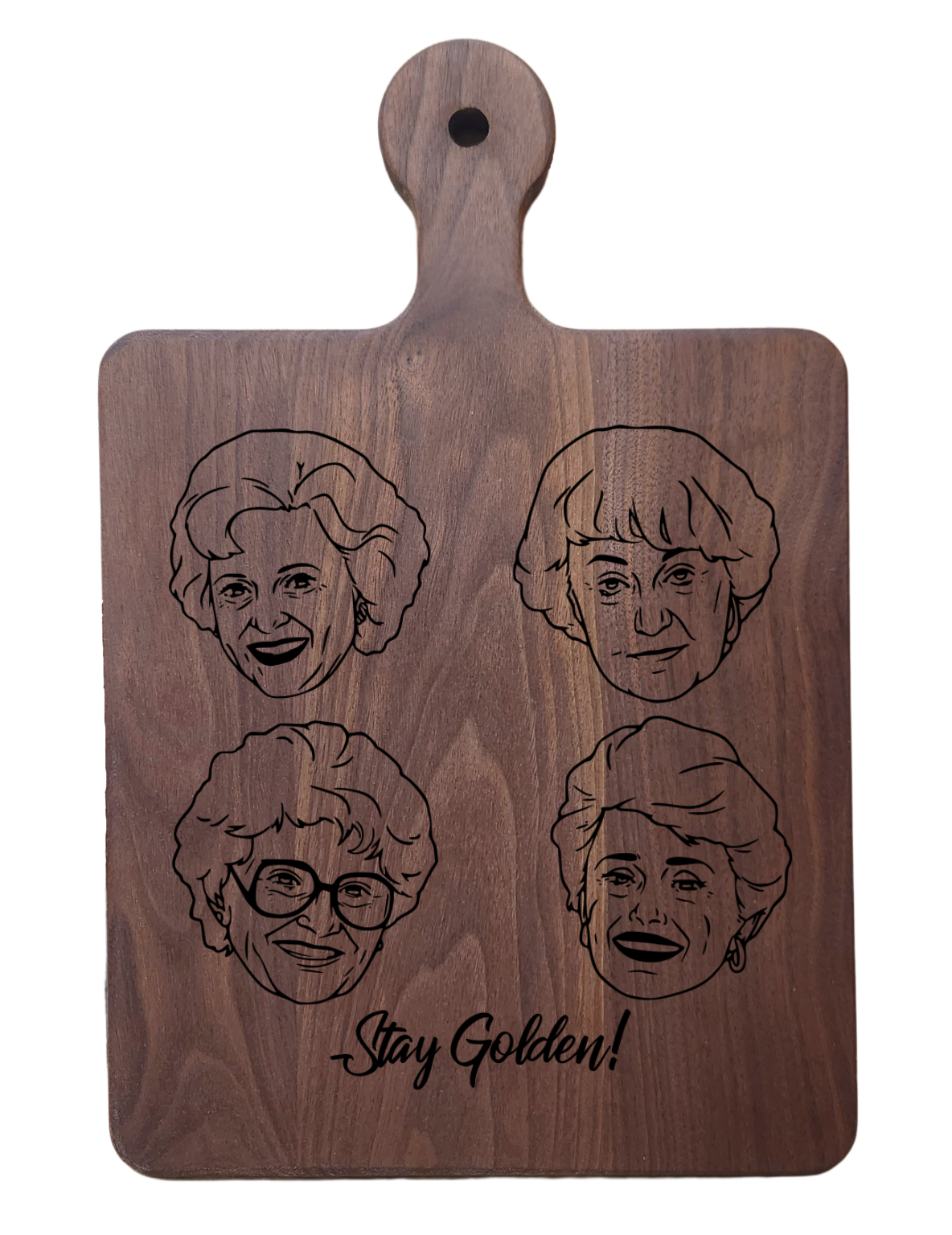 Walnut Paddle Board – 16” × 10.5”