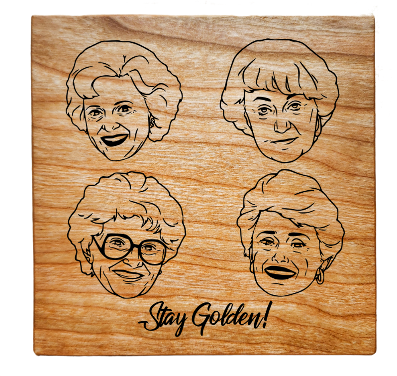 Coasters-Handmade from Cherry (Set of 4)