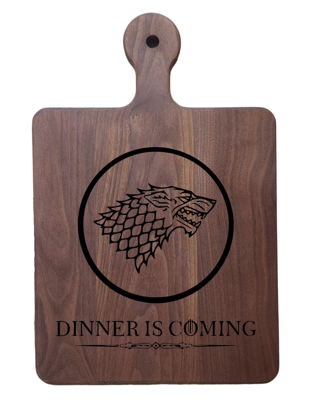 Walnut Paddle Board – 16” × 10.5”