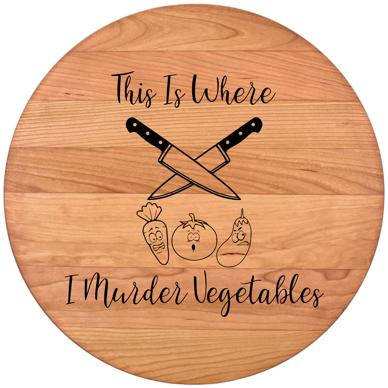 Round Cherry Board – 13½”