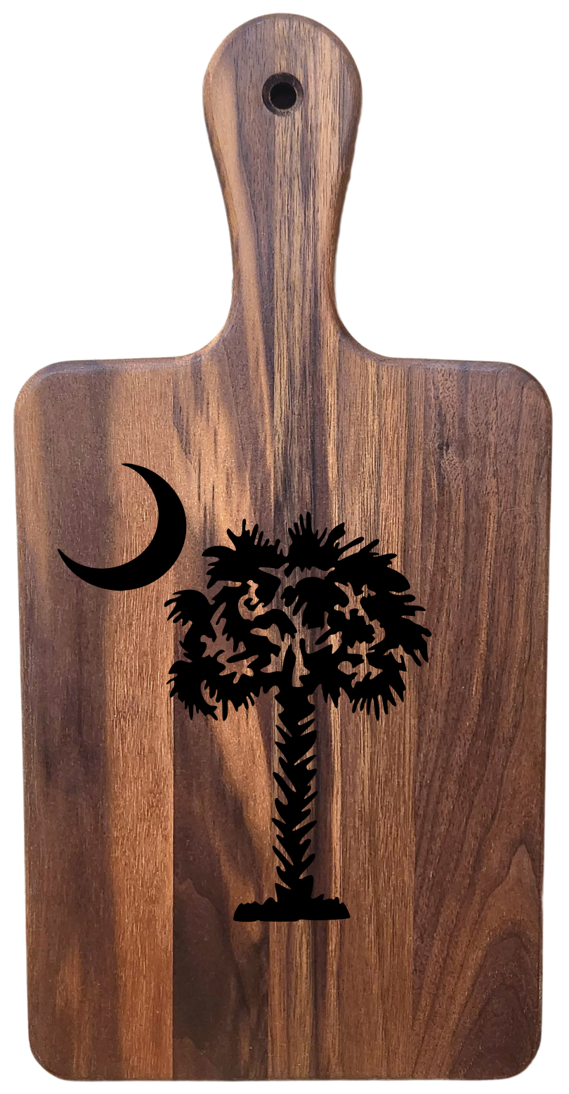 Small Walnut Paddle Board – 16” × 8”