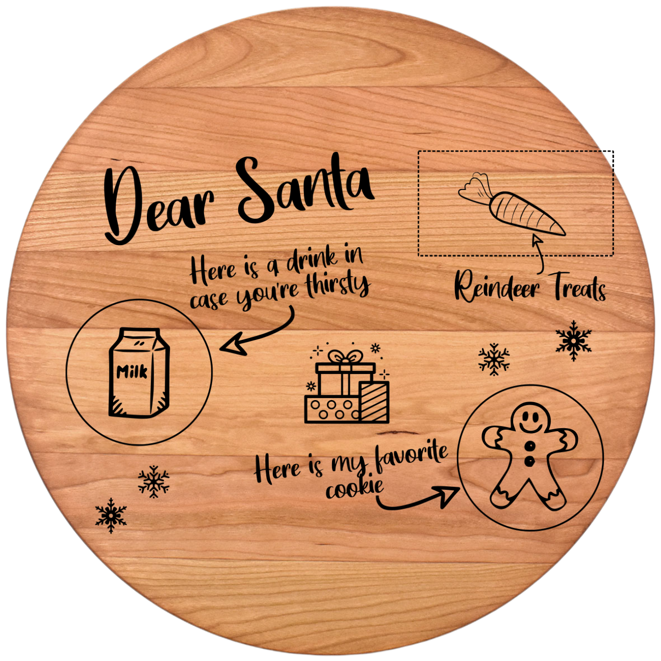 Round Cherry Board – 13½”