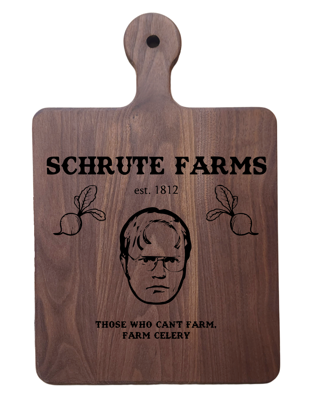 Walnut Paddle Board – 16” × 10.5”