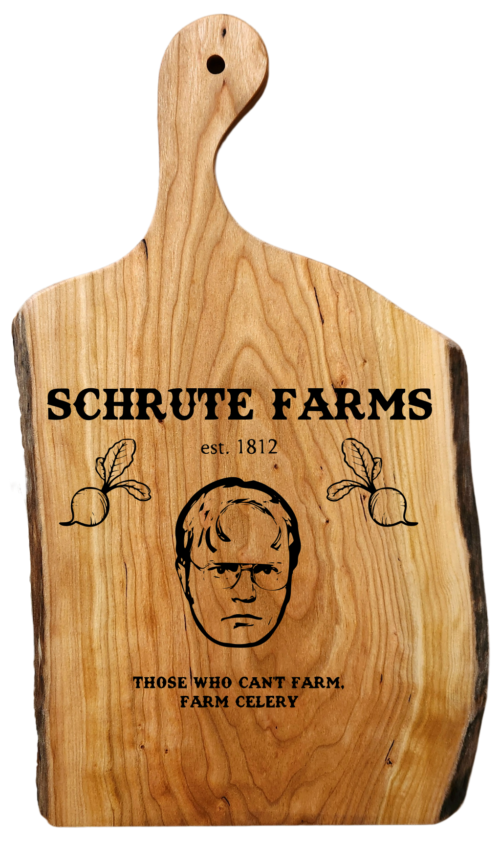 Rustic Cherry Paddle Board – 18” (Variable Width)