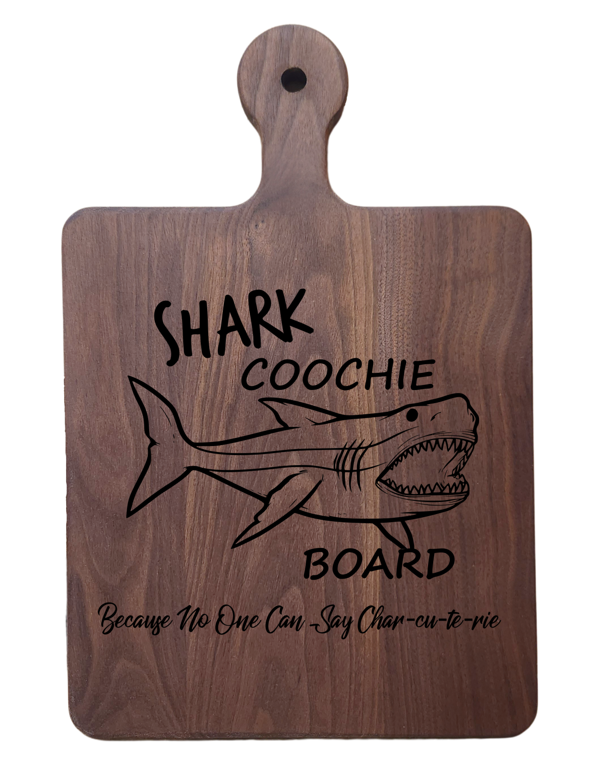 Walnut Paddle Board – 16” × 10.5”