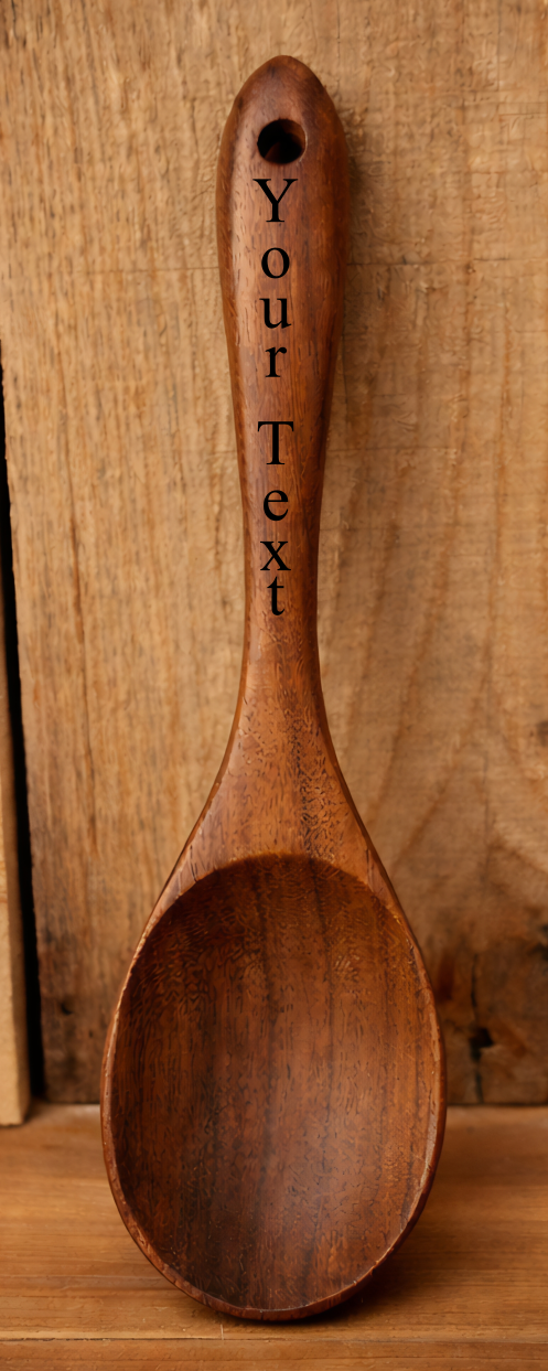 Teak Spoon (customizable)