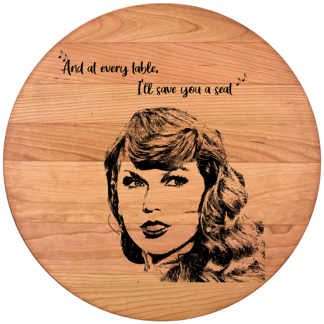 Round Cherry Board – 13½”