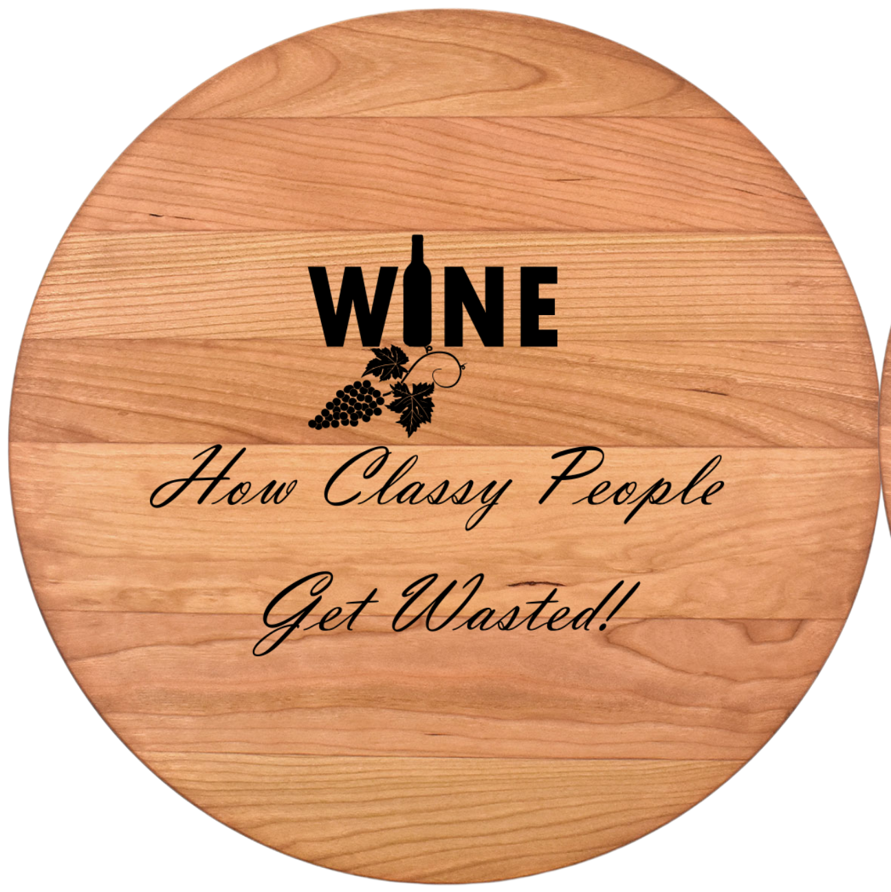 Round Cherry Board – 13½”