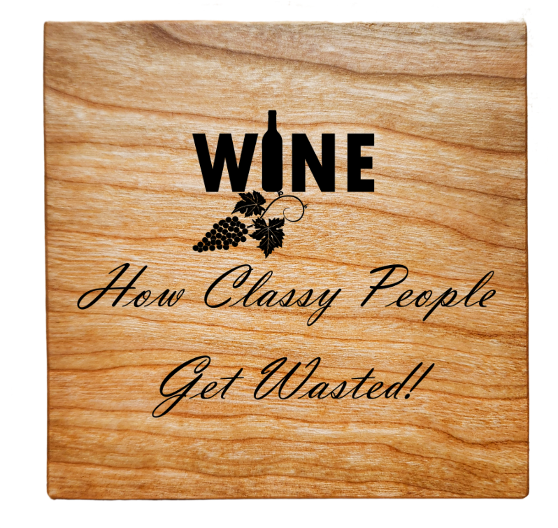 Coasters-Handmade from Cherry (Set of 4)