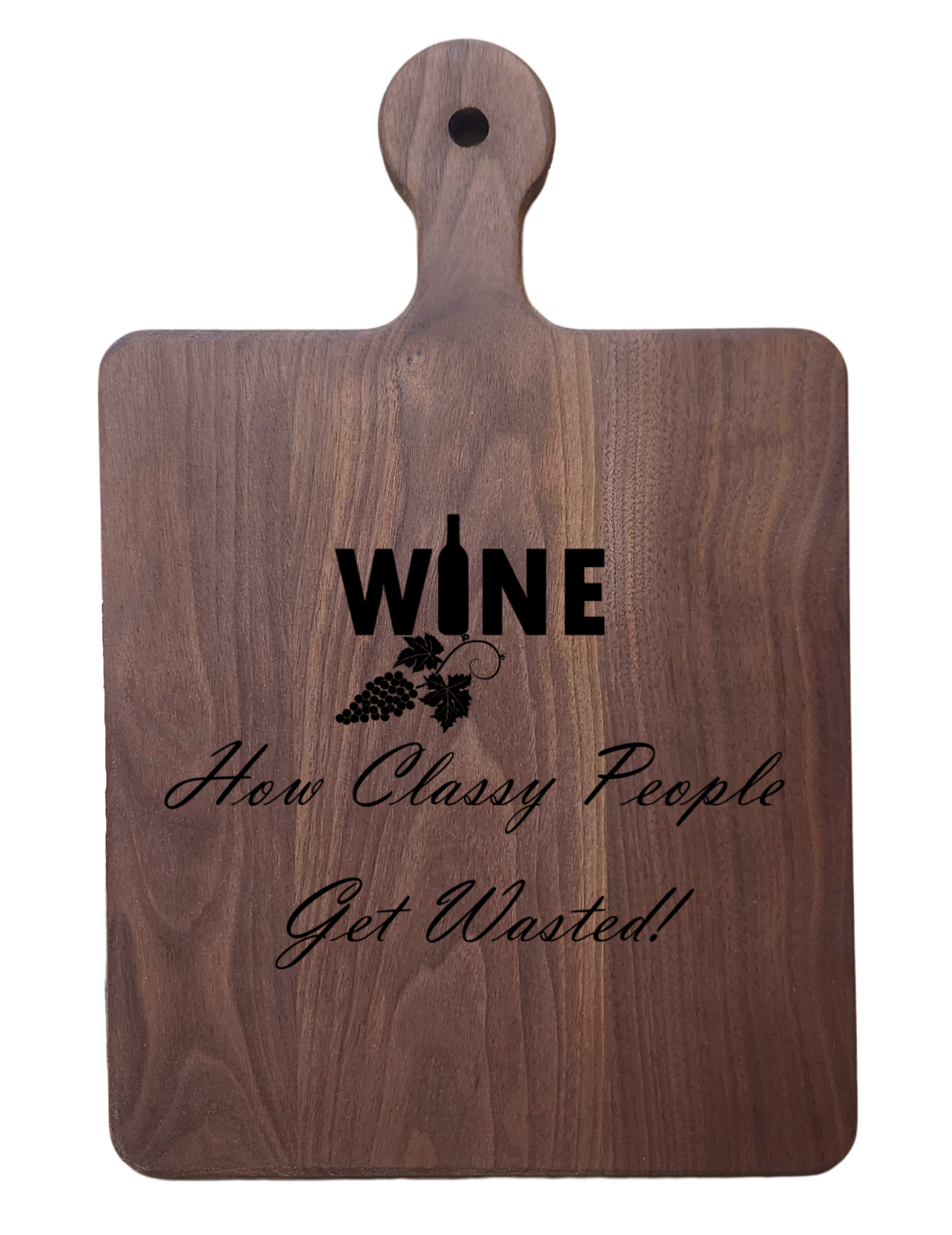 Walnut Paddle Board – 16” × 10.5”